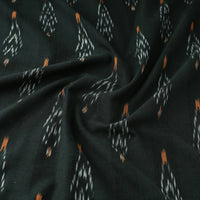 Green - Cotton Pochampally Ikat Fabric