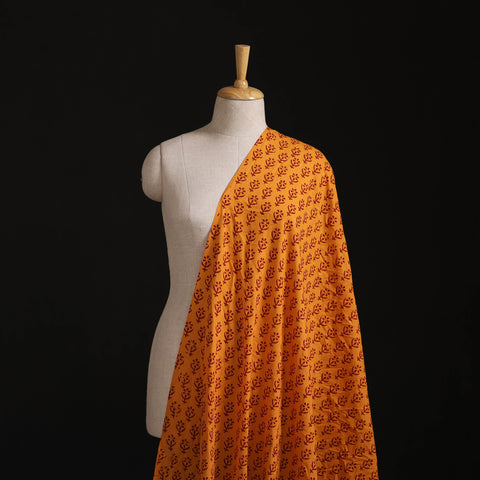 Bagh Hand Block Print Natural Dyed Cotton Fabric 07