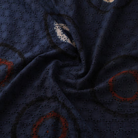 Hakoba Hand Block Ajrakh Print Natural Dyed Cotton Fabric 01