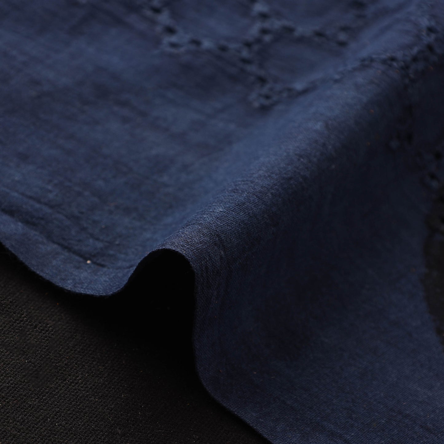 Hakoba Hand Block Ajrakh Print Natural Dyed Cotton Fabric 01