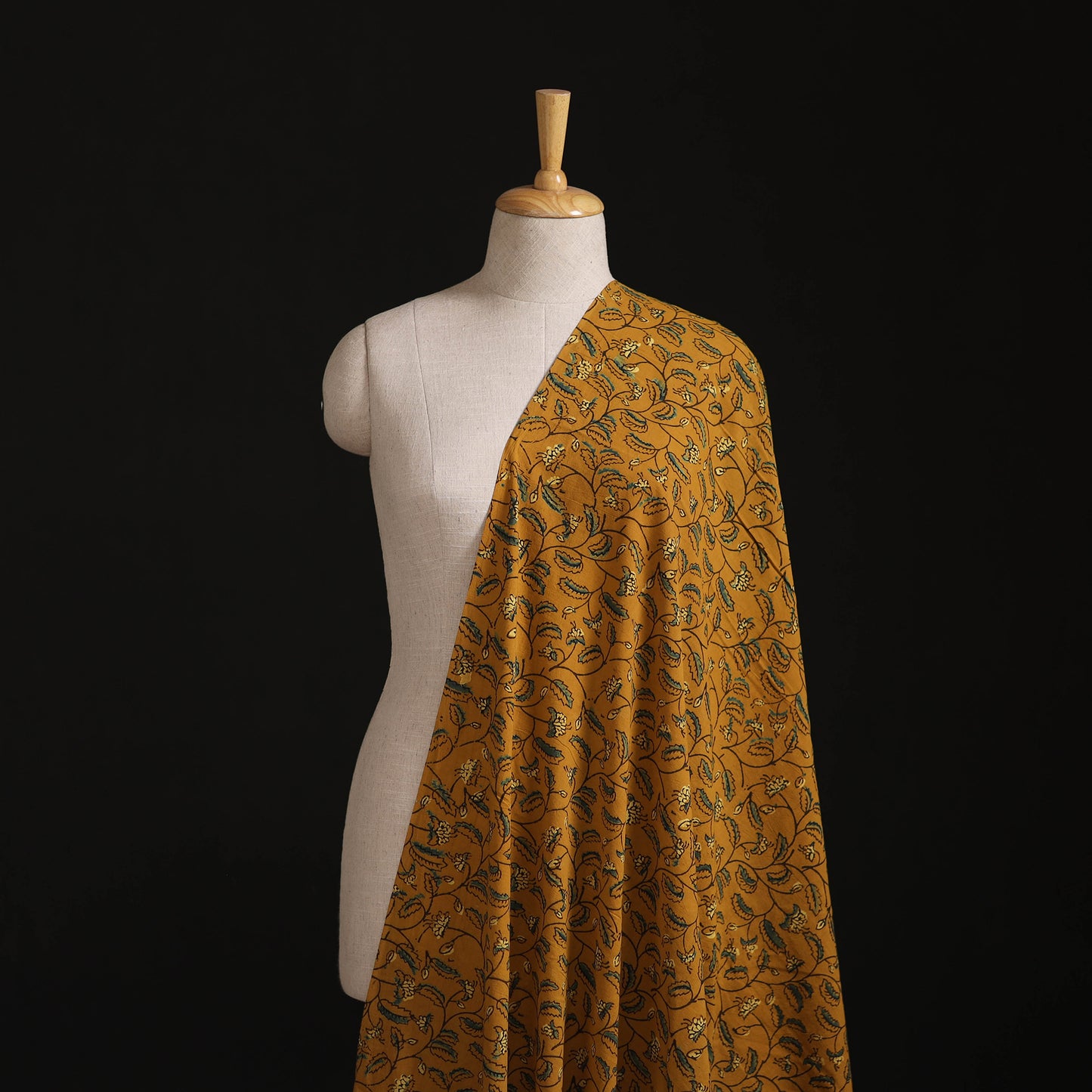 Ajrakh Hand Block Print Natural Dyed Cotton Fabric 25