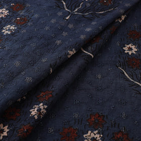 Hakoba Hand Block Ajrakh Print Natural Dyed Cotton Fabric 06