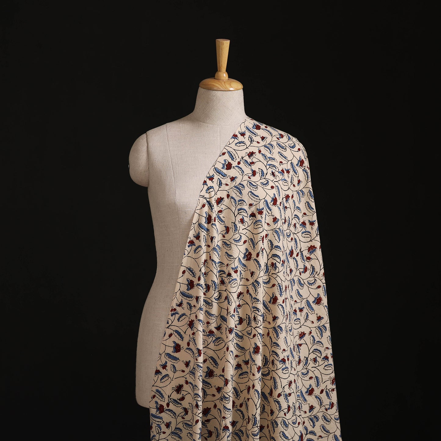 Ajrakh Hand Block Print Natural Dyed Cotton Fabric 21