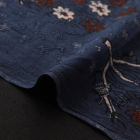 Hakoba Hand Block Ajrakh Print Natural Dyed Cotton Fabric 06