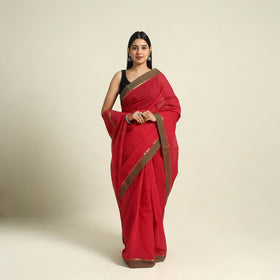  Red Handloom Cotton Mangalagiri Saree