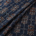 Hakoba Hand Block Ajrakh Print Natural Dyed Cotton Fabric 08