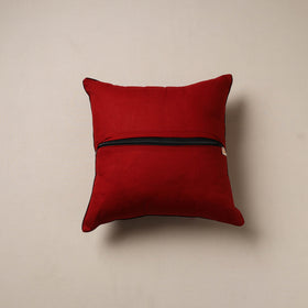 Ajrakh Hand Block Print Cushion Cover (16 x 16 in) 01