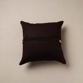Ajrakh Hand Block Print Cushion Cover (16 x 16 in) 02