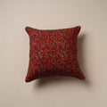 Ajrakh Hand Block Print Cushion Cover (16 x 16 in) 03