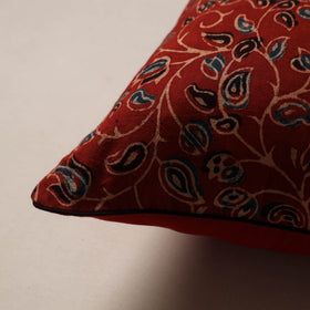 Ajrakh Hand Block Print Cushion Cover (16 x 16 in) 03