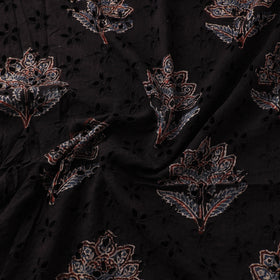 Hakoba Hand Block Ajrakh Print Natural Dyed Cotton Fabric 17