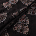 Hakoba Hand Block Ajrakh Print Natural Dyed Cotton Fabric 18