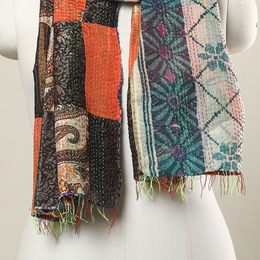 Kantha Stitch Stole