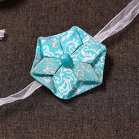 Hexagon Flower - Handmade Blue Mango Rakhi