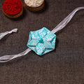 Hexagon Flower - Handmade Blue Mango Rakhi 