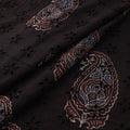Hakoba Hand Block Ajrakh Print Natural Dyed Cotton Fabric 23