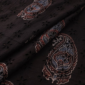 Hakoba Hand Block Ajrakh Print Natural Dyed Cotton Fabric 23