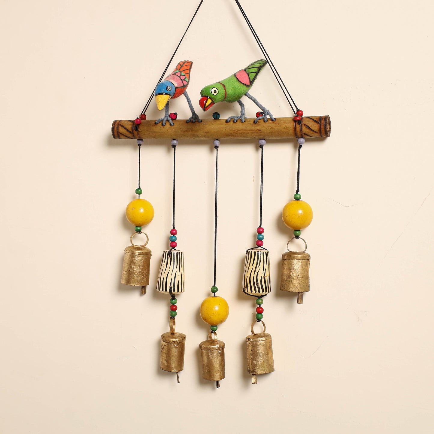 Bird - Hand-Carved Wooden Home Decor Hanging 02