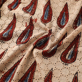 Hakoba Hand Block Ajrakh Print Natural Dyed Cotton Fabric 24