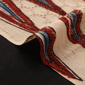Hakoba Hand Block Ajrakh Print Natural Dyed Cotton Fabric 24
