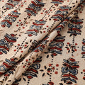 Hakoba Hand Block Ajrakh Print Natural Dyed Cotton Fabric 26