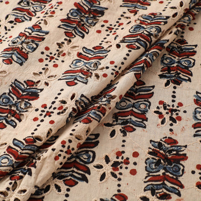 Hakoba Hand Block Ajrakh Print Natural Dyed Cotton Fabric 26