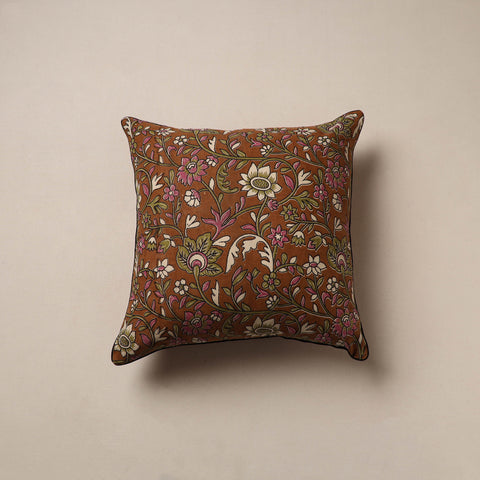 Kalamkari Hand Block Print Cushion Cover (16 x 16 in) 20