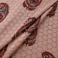 Hakoba Hand Block Ajrakh Print Natural Dyed Cotton Fabric 28