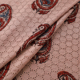 Hakoba Hand Block Ajrakh Print Natural Dyed Cotton Fabric 28