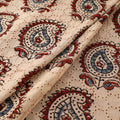 Hakoba Hand Block Ajrakh Print Natural Dyed Cotton Fabric 29