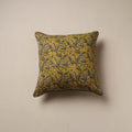 Kalamkari Hand Block Print Cushion Cover (16 x 16 in) 21