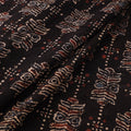 Hakoba Hand Block Ajrakh Print Natural Dyed Cotton Fabric 30