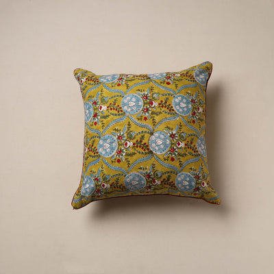 Sanganeri Hand Block Print Cushion Cover (16 x 16 in) 22