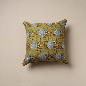 Sanganeri Hand Block Print Cushion Cover (16 x 16 in) 22