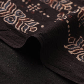 Hakoba Hand Block Ajrakh Print Natural Dyed Cotton Fabric 30
