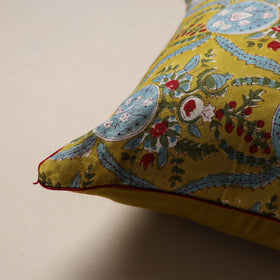 Sanganeri Hand Block Print Cushion Cover (16 x 16 in) 22