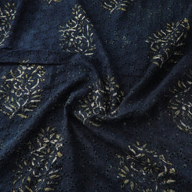 Hakoba Hand Block Ajrakh Print Natural Dyed Cotton Fabric 31