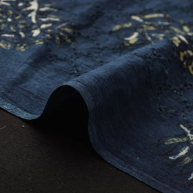 Hakoba Hand Block Ajrakh Print Natural Dyed Cotton Fabric 31