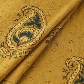 Hakoba Hand Block Ajrakh Print Natural Dyed Cotton Fabric 32