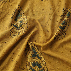 Hakoba Hand Block Ajrakh Print Natural Dyed Cotton Fabric 32