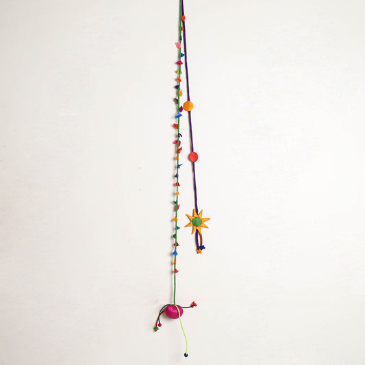 Flower Silk Boria Door Hanging String by Jugaad 25