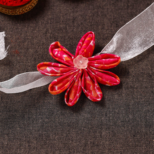 Handmade Blue Mango Rakhi
 