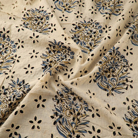 Hakoba Hand Block Ajrakh Print Natural Dyed Cotton Fabric 35