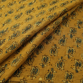 Hakoba Hand Block Ajrakh Print Natural Dyed Cotton Fabric 36