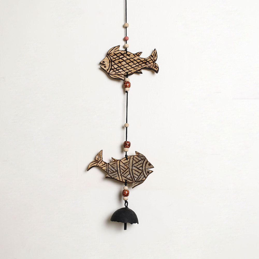 Tuma Craft Hand Carved Dried Bamboo Hanging 66