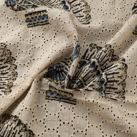 Hakoba Hand Block Ajrakh Print Natural Dyed Cotton Fabric 37