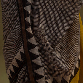 Buy Block Print Kota Doria Cotton Bagru Saree