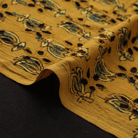 Hakoba Hand Block Ajrakh Print Natural Dyed Cotton Fabric 38