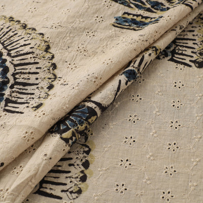 Hakoba Hand Block Ajrakh Print Natural Dyed Cotton Fabric 39