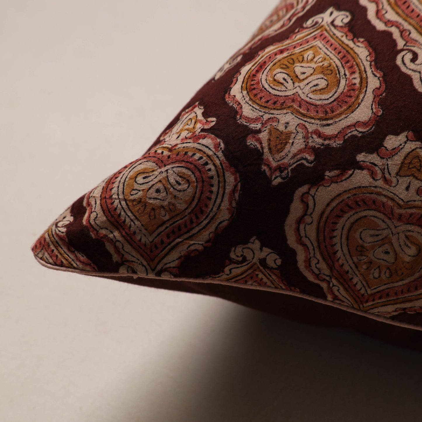 Bagru Hand Block Print Cushion Cover (16 x 16 in) 31